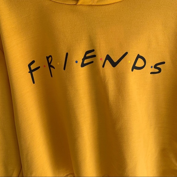 Minx & Moss FRIENDS crop hoodie. Brand new, M/L. - Picture 2 of 4